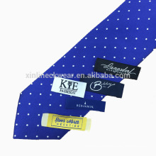 High Quality Private Woven Necktie Label